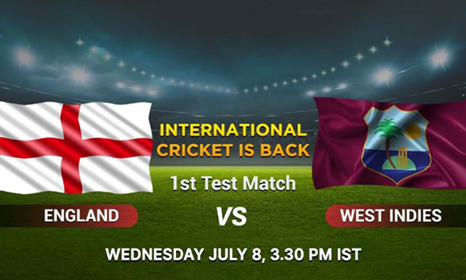 Eng vs Wi test, today's cricket match, live cricket scores, test cricket, wisden series