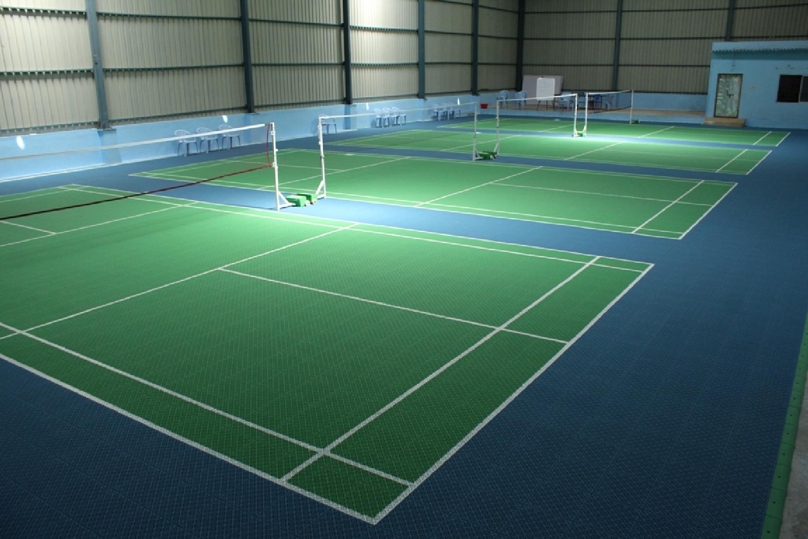 indoor badminton court