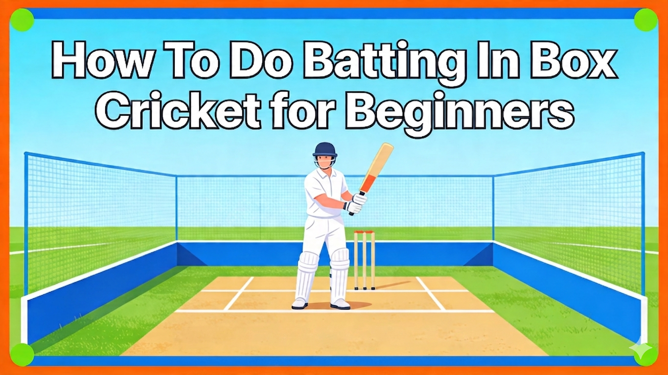 How To Do Batting In Box Cricket for Beginners