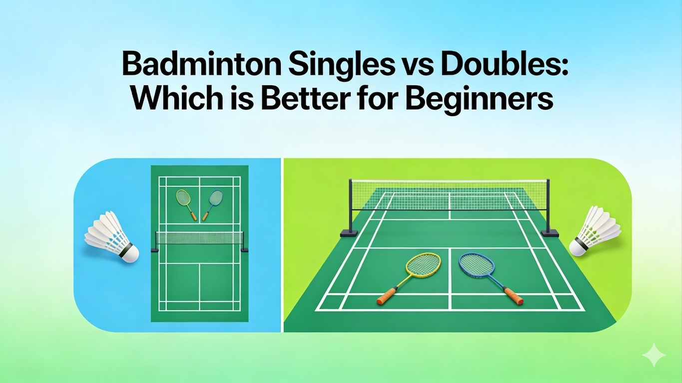 Badminton Singles vs Doubles: Which is Better for Beginners