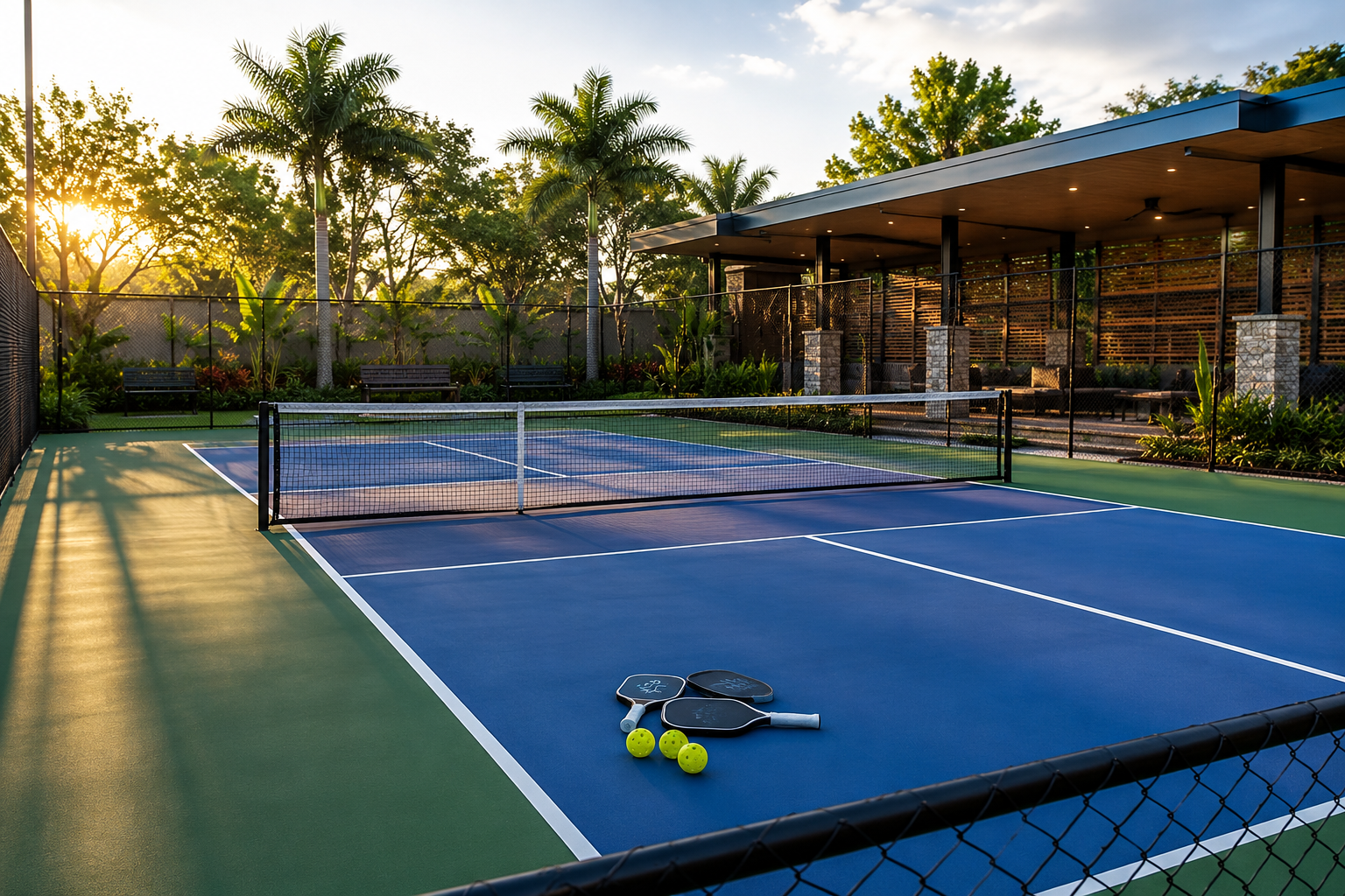 Pickleball Court Material